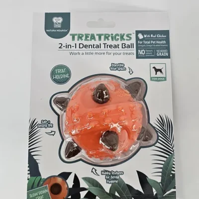 TREATRICKS 2 EN 1 DENTAL TREAT BALL