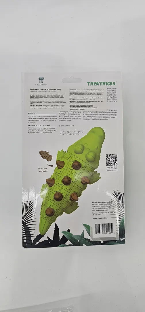 TREATRICKS 2 EN 1 DENTAL TREAT GATOR - Imagen 2