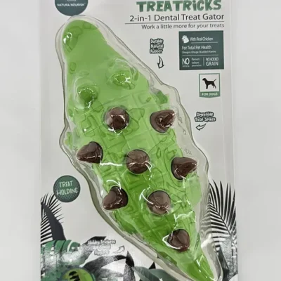 TREATRICKS 2 EN 1 DENTAL TREAT GATOR