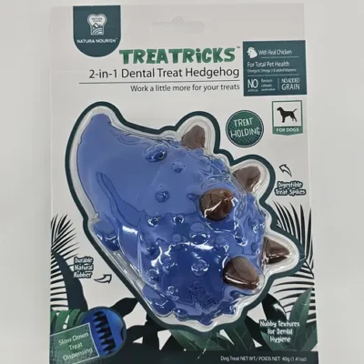 TREATRICKS 2 EN 1 DENTAL TREAT HEDGEHOG