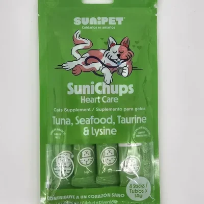 SUNIPET SUNICHUPS HEART CARE 14 GR X 4 (U)