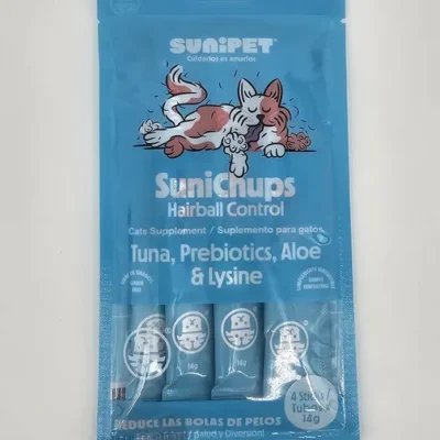 SUNIPET SUNICHUPS HAIRBALL CONTROL 14 GR X 4 (U)