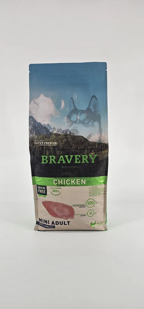 BRAVERY PERRO POLLO MINI ADULTO 2 KG