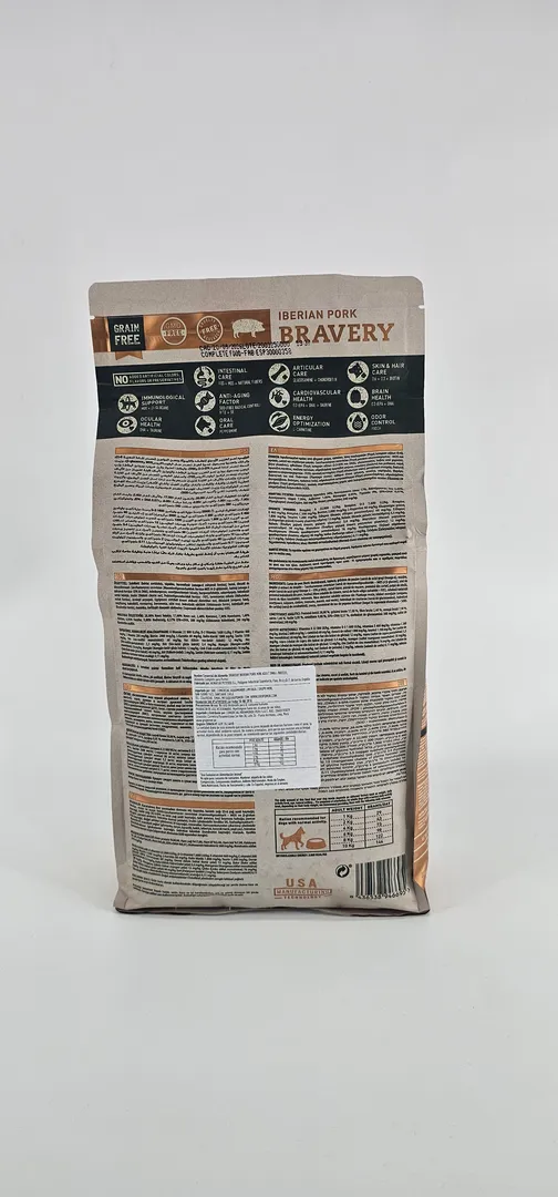 BRAVERY PERRO SMALL BREEDS CERDO IBERICO MINI ADULTO 2 KG - Imagen 2