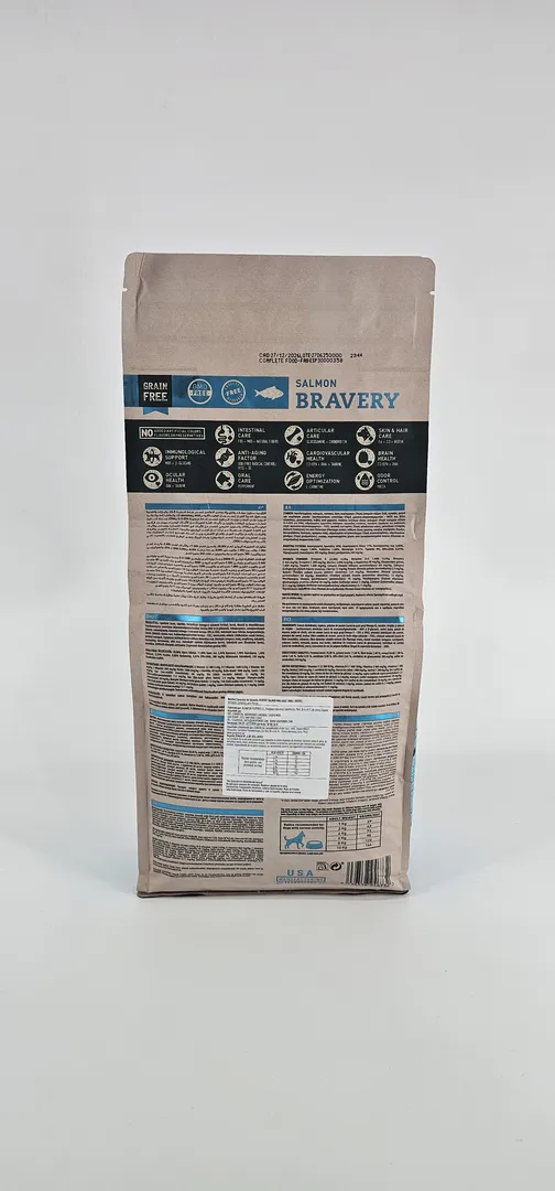 BRAVERY PERRO SALMON MINI ADULTO 2 KG - Imagen 2