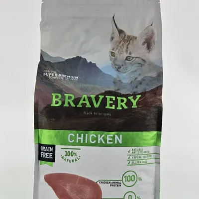 BRAVERY GATO POLLO KITTEN 2 KG