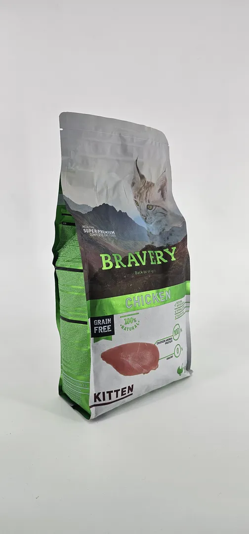 BRAVERY GATO POLLO KITTEN 2 KG - Imagen 3