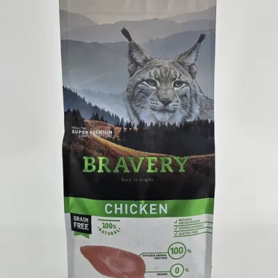 BRAVERY GATO POLLO ADULTO 2 KG