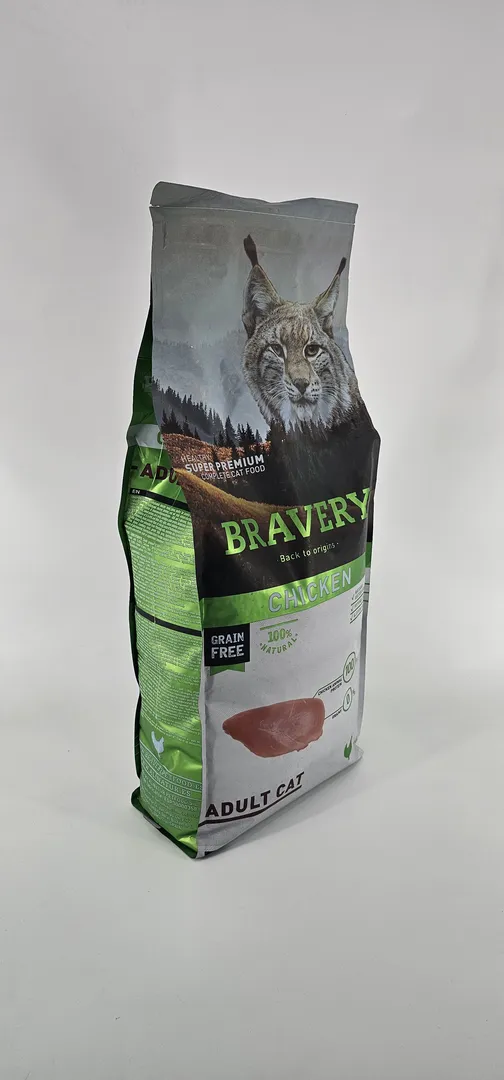 BRAVERY GATO POLLO ADULTO 7 KG - Imagen 3