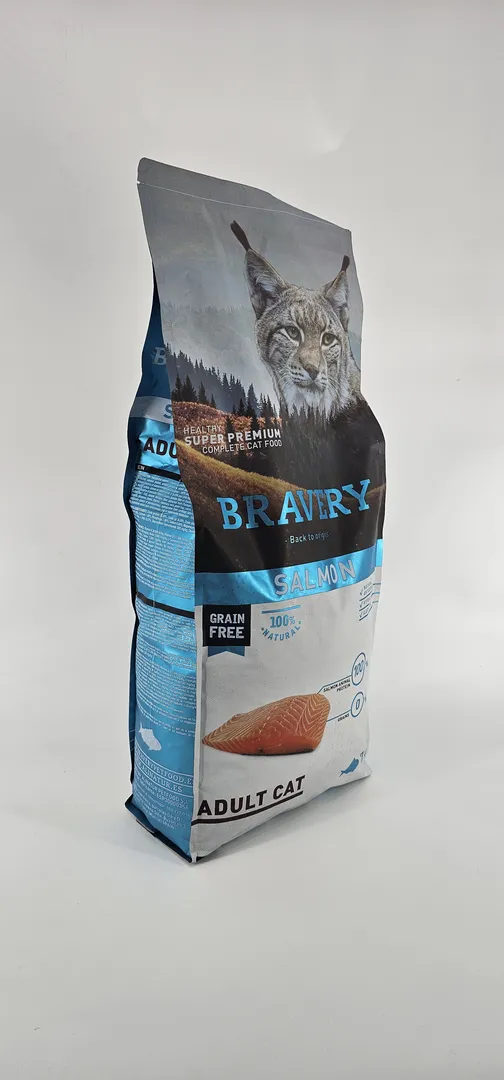 BRAVERY GATO SALMON ADULTO 7 KG - Imagen 3