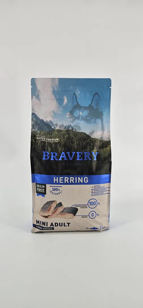 BRAVERY PERRO ARENQUE MINI ADULTO 2 KG