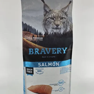 BRAVERY GATO SALMON ADULTO STERILIZED 7 KG