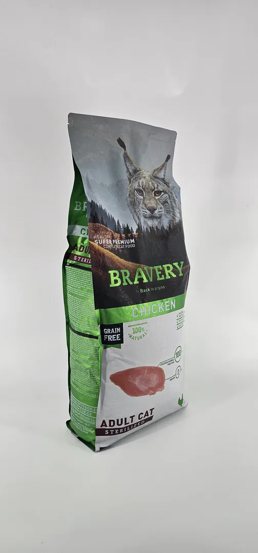 BRAVERY GATO POLLO ADULTO STERILIZED 7 KG - Imagen 3