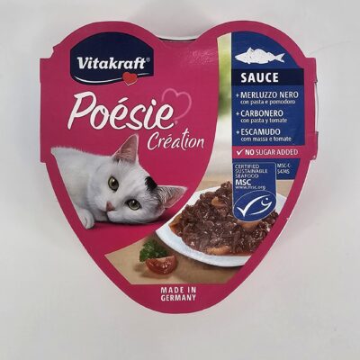 VITAKRAFT GATO LATA POESIE CREATION SAUCE PESCADOS 85 GR