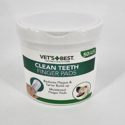 VET'S BEST CLEAN TEETH FINGER PADS 50 UNIDADES
