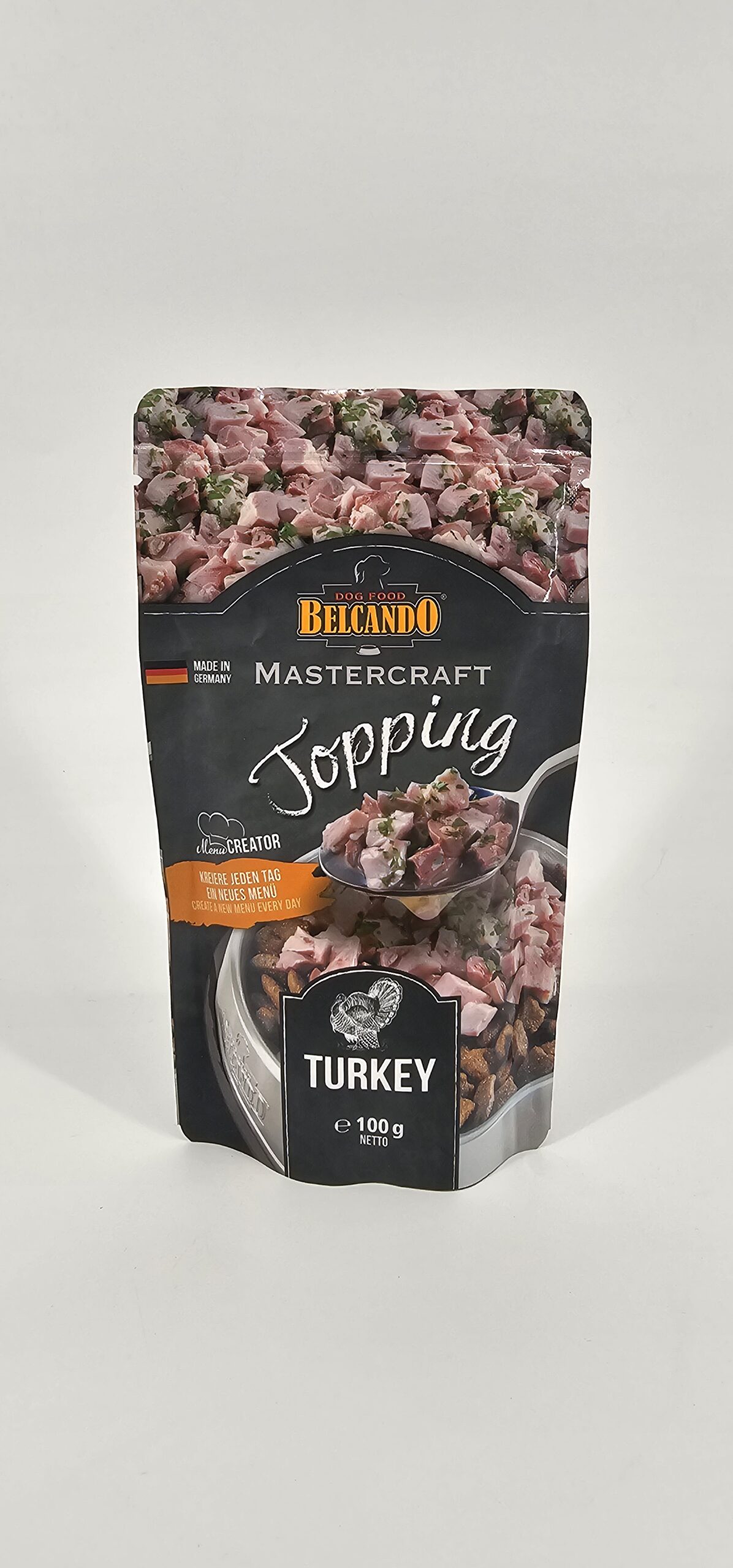 BELCANDO PERRO MASTERCRAFT TOPPING PAVO 100 GR