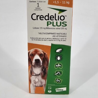 CREDELIO PLUS PERROS 5.5 - 11 KG X 1 (CPR)