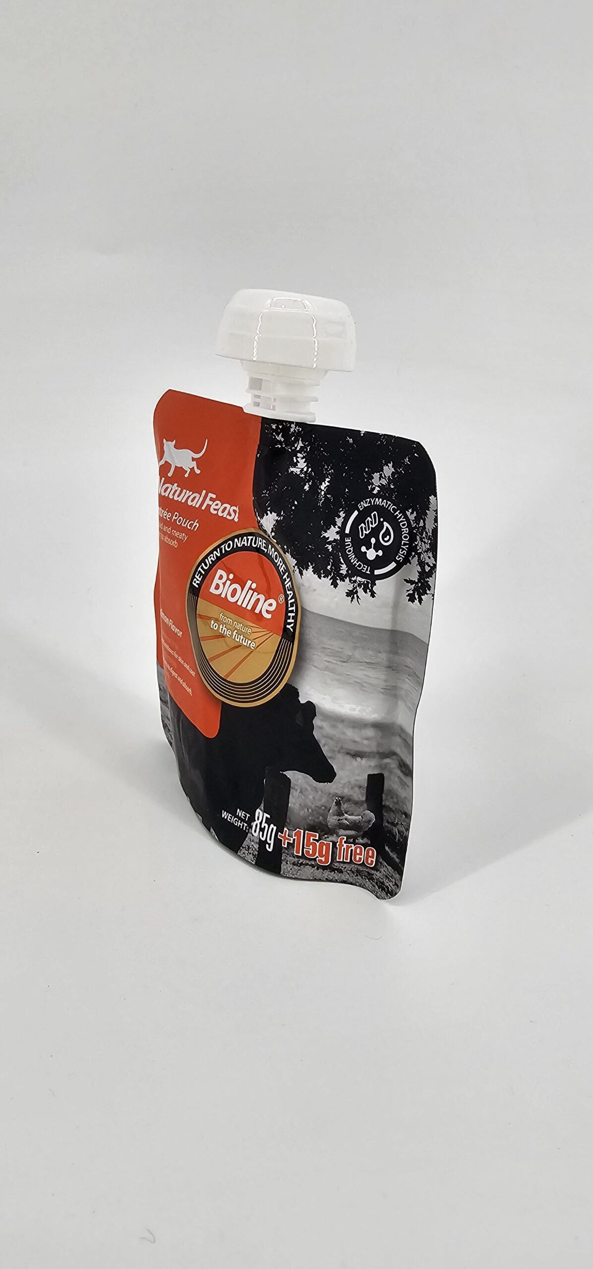 BIOLINE NATURAL FEAST GATOS SABOR SALMON 100 GR - Imagen 2