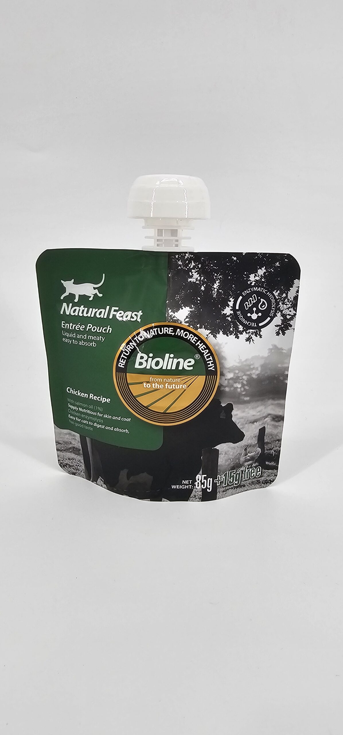 BIOLINE NATURAL FEAST GATOS SABOR POLLO 100 GR