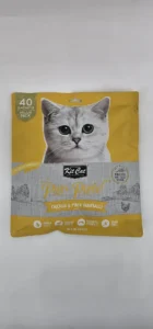 KIT CAT PURR PUREE POLLO & FIBRA HAIRBALL 15 GR X 40 (U)