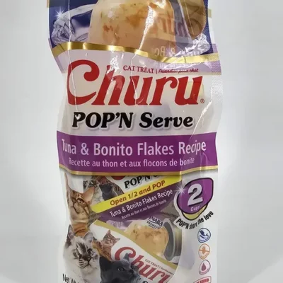CHURU POPN SERVE GATO ATUN CON BONITO 35 GR X 2 (U)