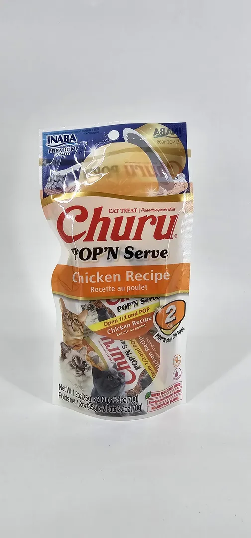 CHURU POPN SERVE GATO POLLO 35 GR X 2 (U)