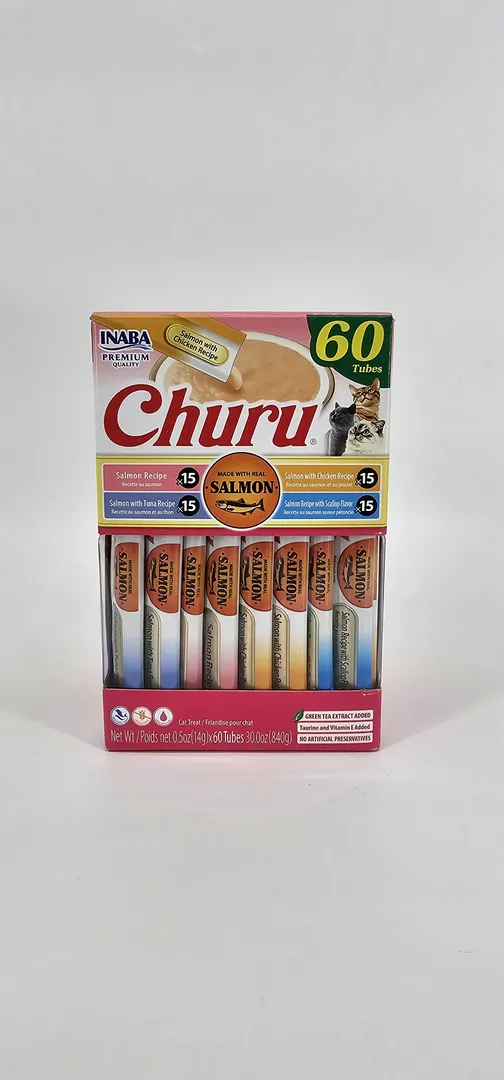 CHURU GATO SALMON VARIEDADES CAJA X 60 (U)