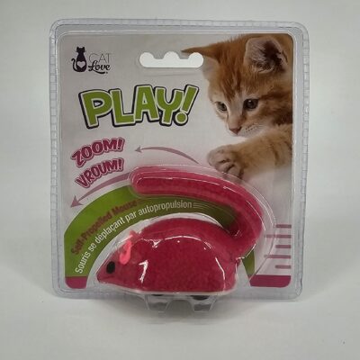 CAT LOVE PLAY RATON ROSADO A TRACCION