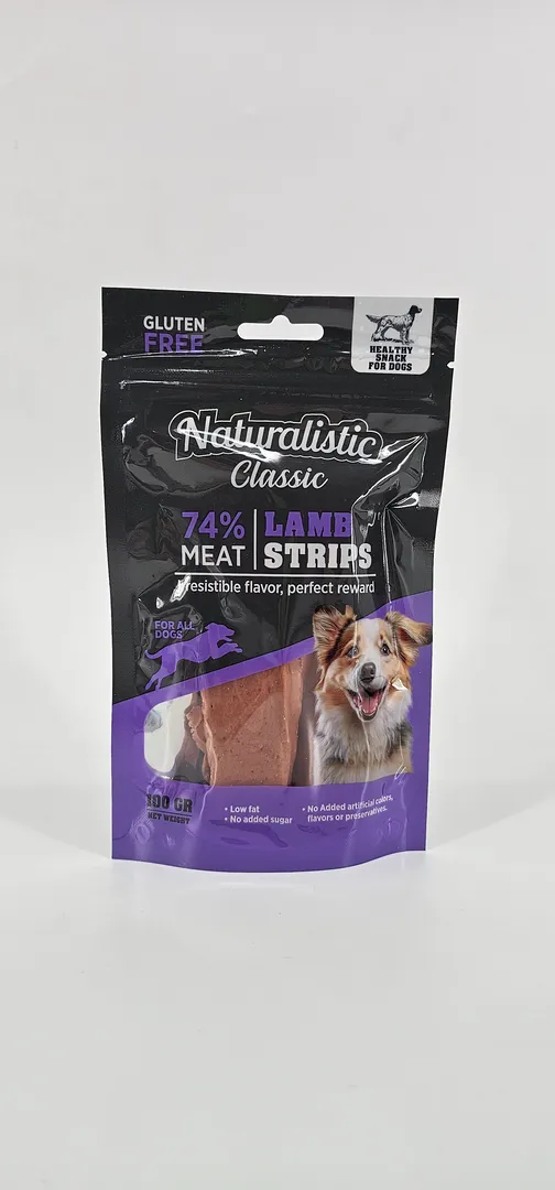 NATURALISTIC CLASSIC LAMB STRIPS 100 GR