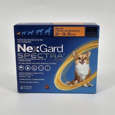 NEXGARD SPECTRA 2 - 3.5 KG X 1 (CPR)