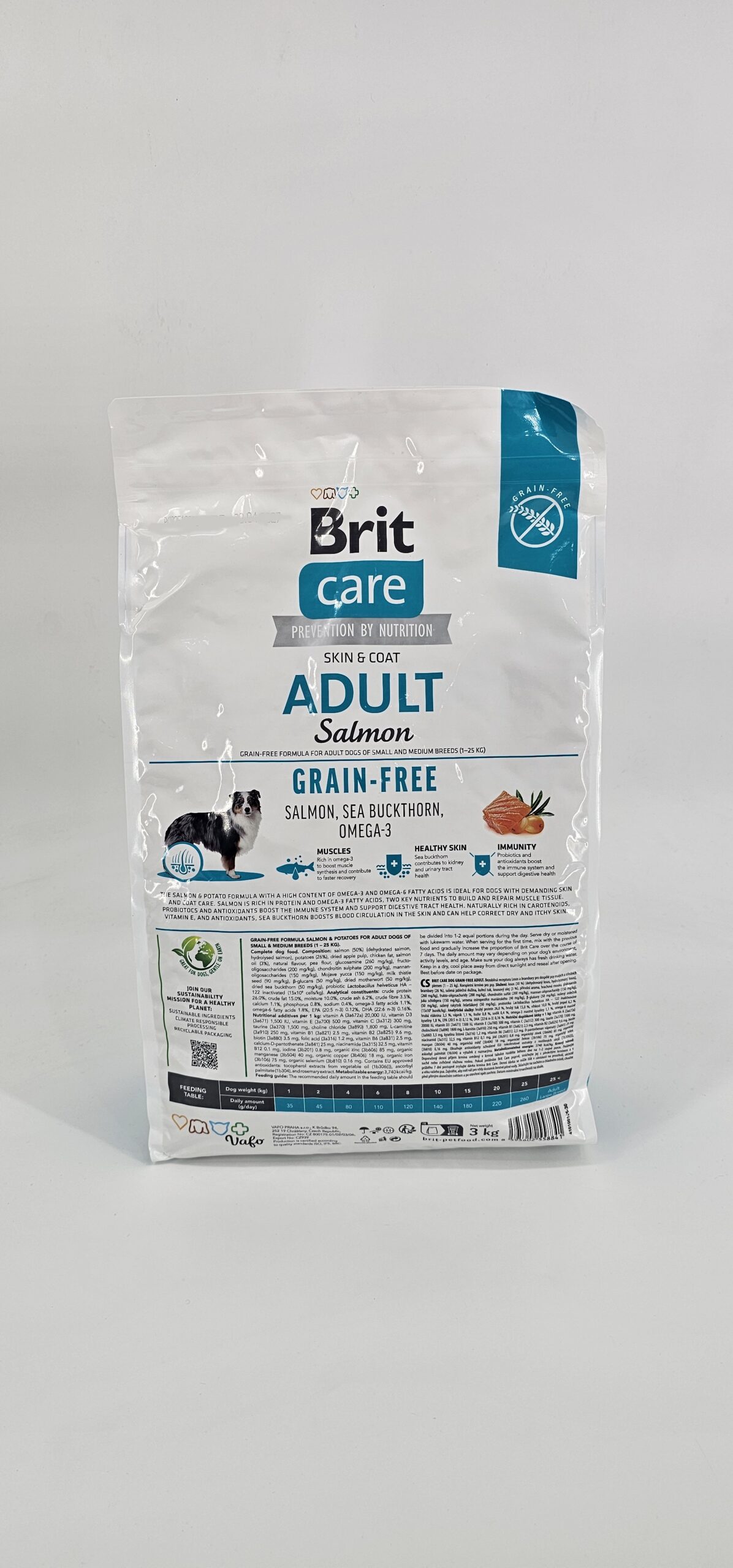 BRIT CARE PERRO ADULT SALMON SKIN & COAT 3 KG - Imagen 2