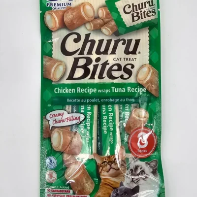 CHURU BITES GATO POLLO CON ATUN X 3 (PACKS)