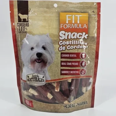 FIT FORMULA SNACK COSTILLITAS DE CORDERO 400 GR