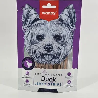 WANPY DUCK JERKY STRIPS 100 GR