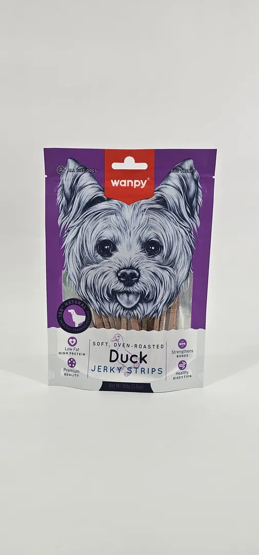 WANPY DUCK JERKY STRIPS 100 GR