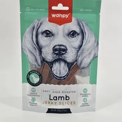 WANPY LAMB JERKY SLICES 100 GR
