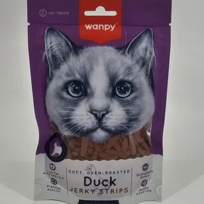 WANPY GATO DUCK JERKY STRIPS 80 GR