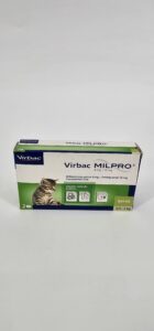 VIRBAC MILPRO GATOS  0.5 – 2 KG X 2 (CPR)