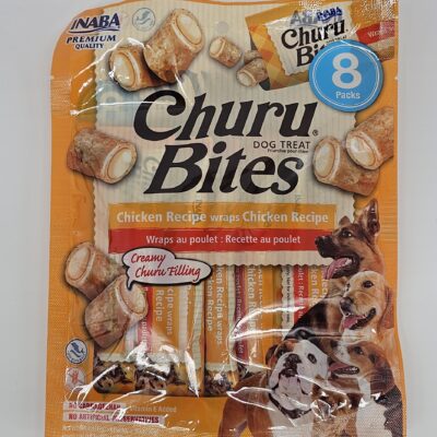 CHURU BITES PERRO POLLO X 8 (U)