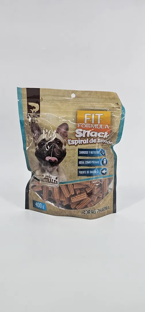 FIT FORMULA SNACK ESPIRAL DE SALMON 400 GR