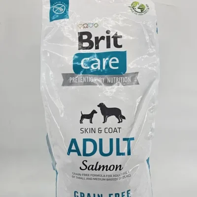 BRIT CARE PERRO ADULT SALMON SKIN & COAT 12 KG