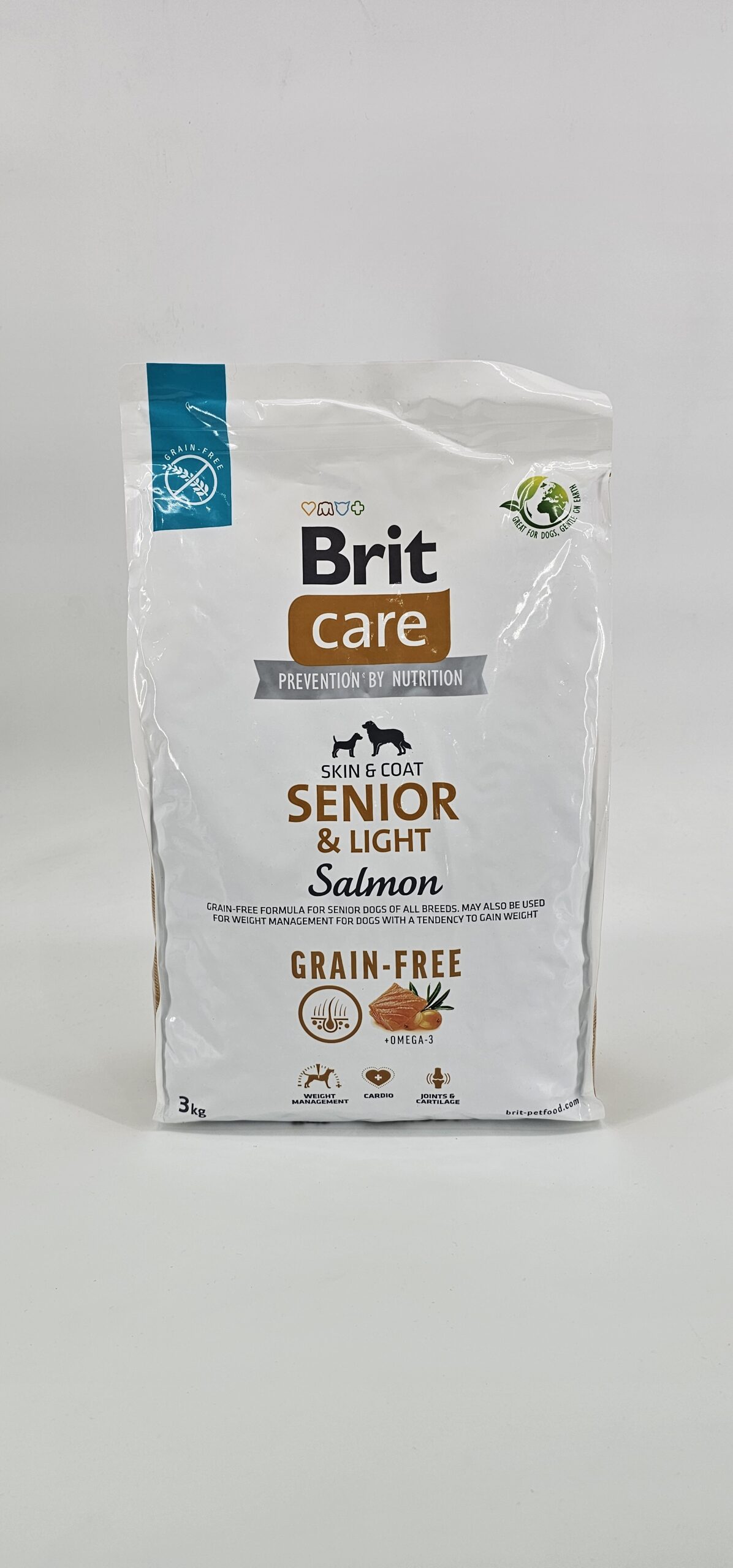 BRIT CARE PERRO SENIOR & LIGHT SALMON GRAIN-FREE 3 KG