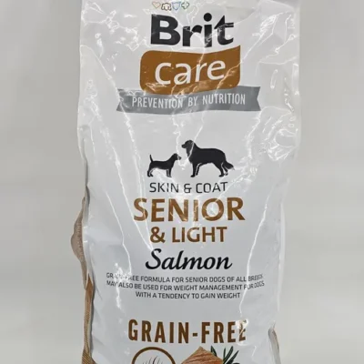 BRIT CARE PERRO SENIOR & LIGHT SALMON GRAIN-FREE 12 KG
