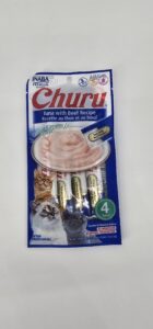 CHURU GATO ATUN CON CARNE 14 GR X 4 (U)