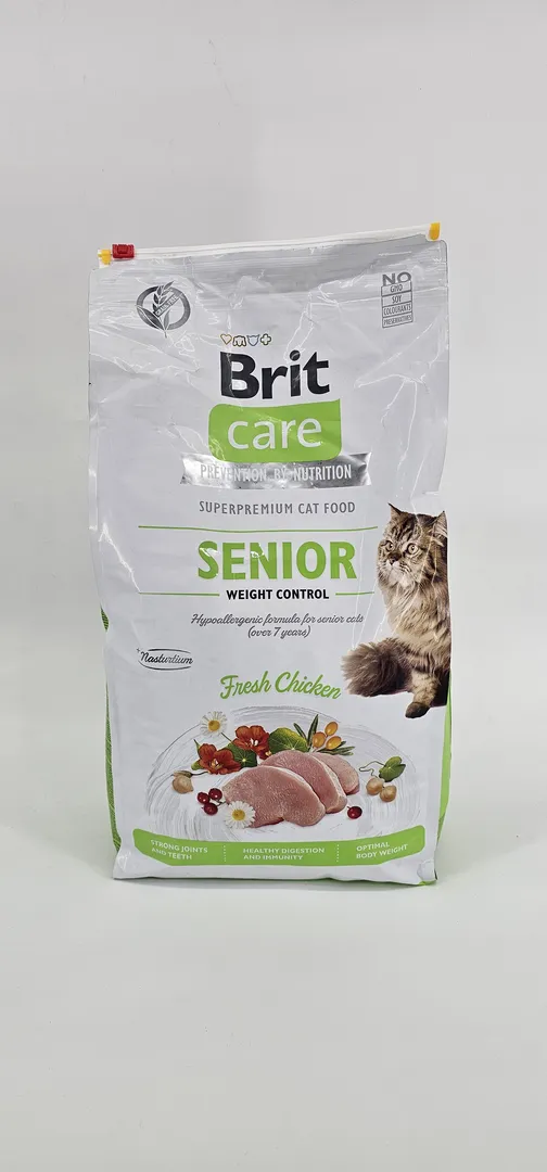 BRIT CARE GATO SENIOR WEIGHT CONTROL FRESH CHICKEN 7 KG