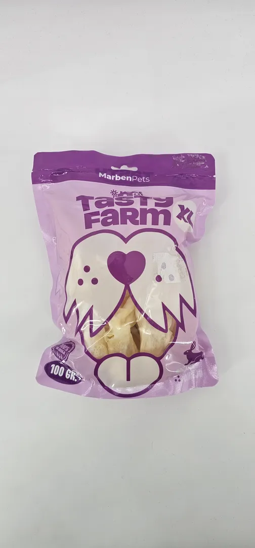 TASTY FARM OREJAS SABOR CONEJO 100 GR