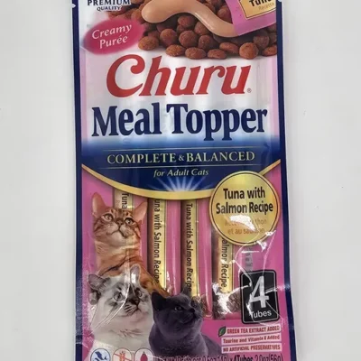 CHURU MEAL TOPPER GATO ATUN Y SALMON X 4 (U)