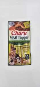 CHURU MEAL TOPPER PERRO POLLO Y CALABAZA X 4 (U)