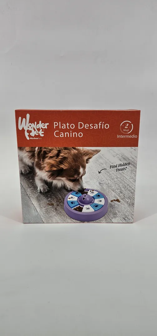 WONDER PET PLATO DESAFIO CANINO NIVEL 2