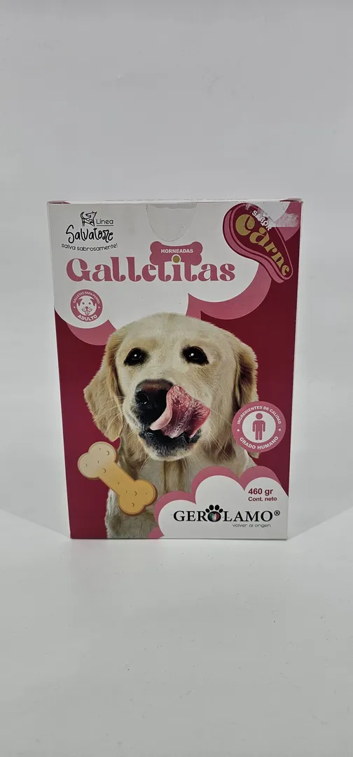 GEROLAMO GALLETAS PERRO ADULTO SABOR CARNE 460 GR
